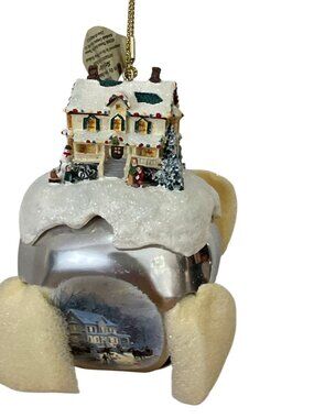 Thomas Kinkade Home for the Holidays Sleigh Bells Christmas Ornament Collection